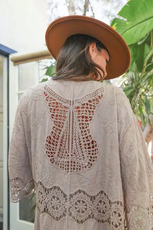 ISLA CROCHET KIMONO