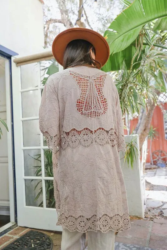 ISLA CROCHET KIMONO