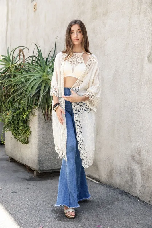 ISLA CROCHET KIMONO