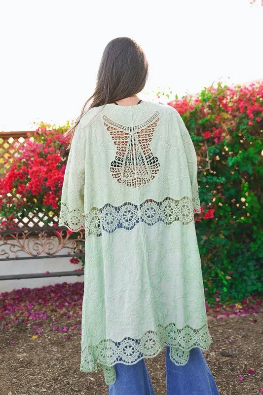 ISLA CROCHET KIMONO