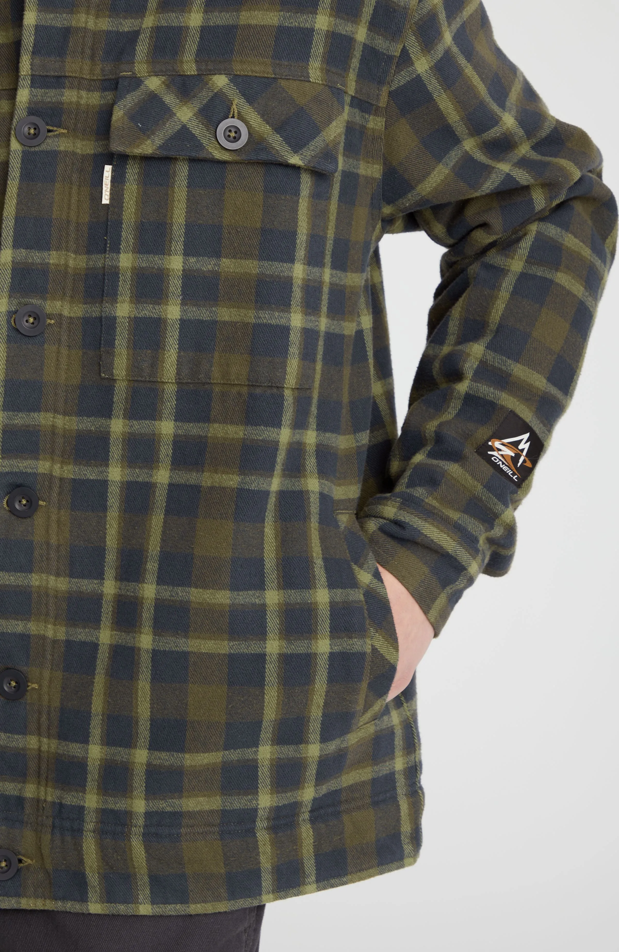 Jacke mit Fleecefutter | Blue Shirt Check