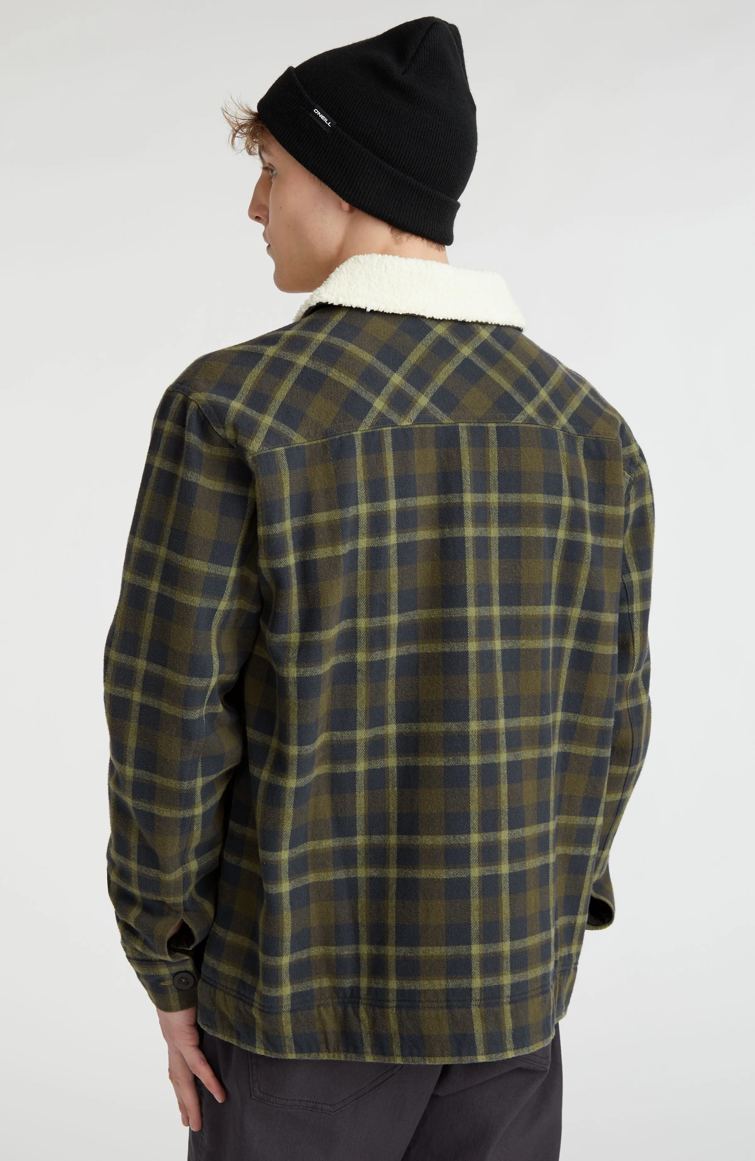 Jacke mit Fleecefutter | Blue Shirt Check