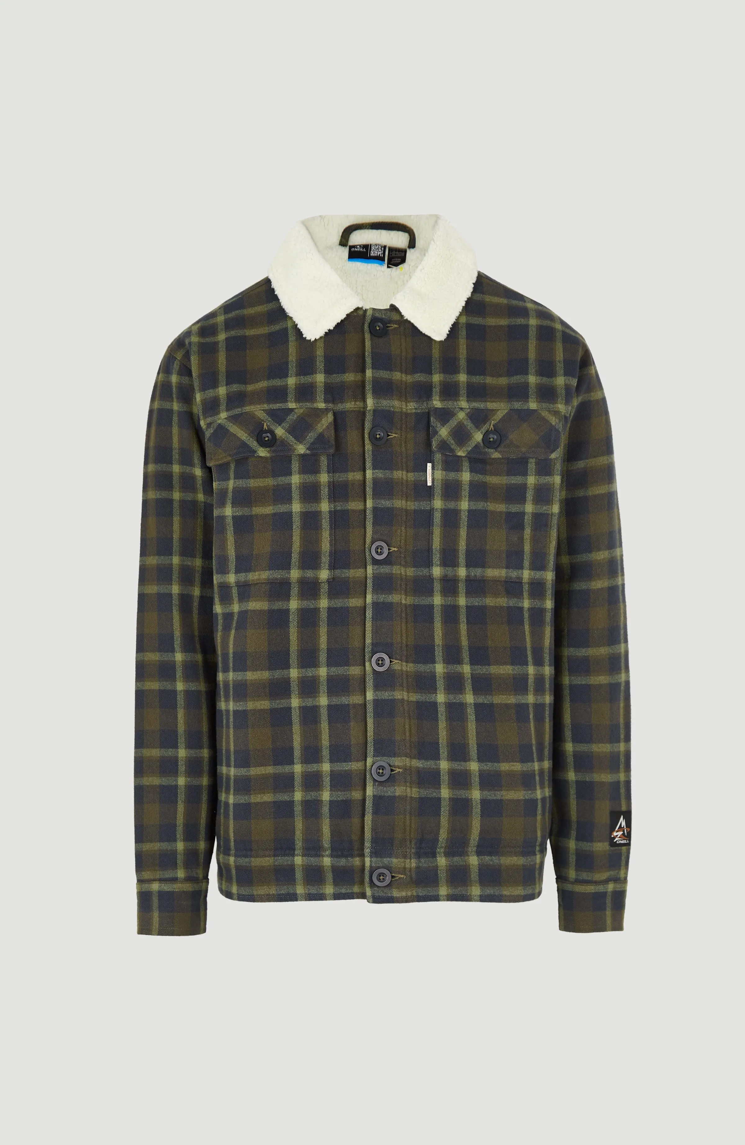 Jacke mit Fleecefutter | Blue Shirt Check