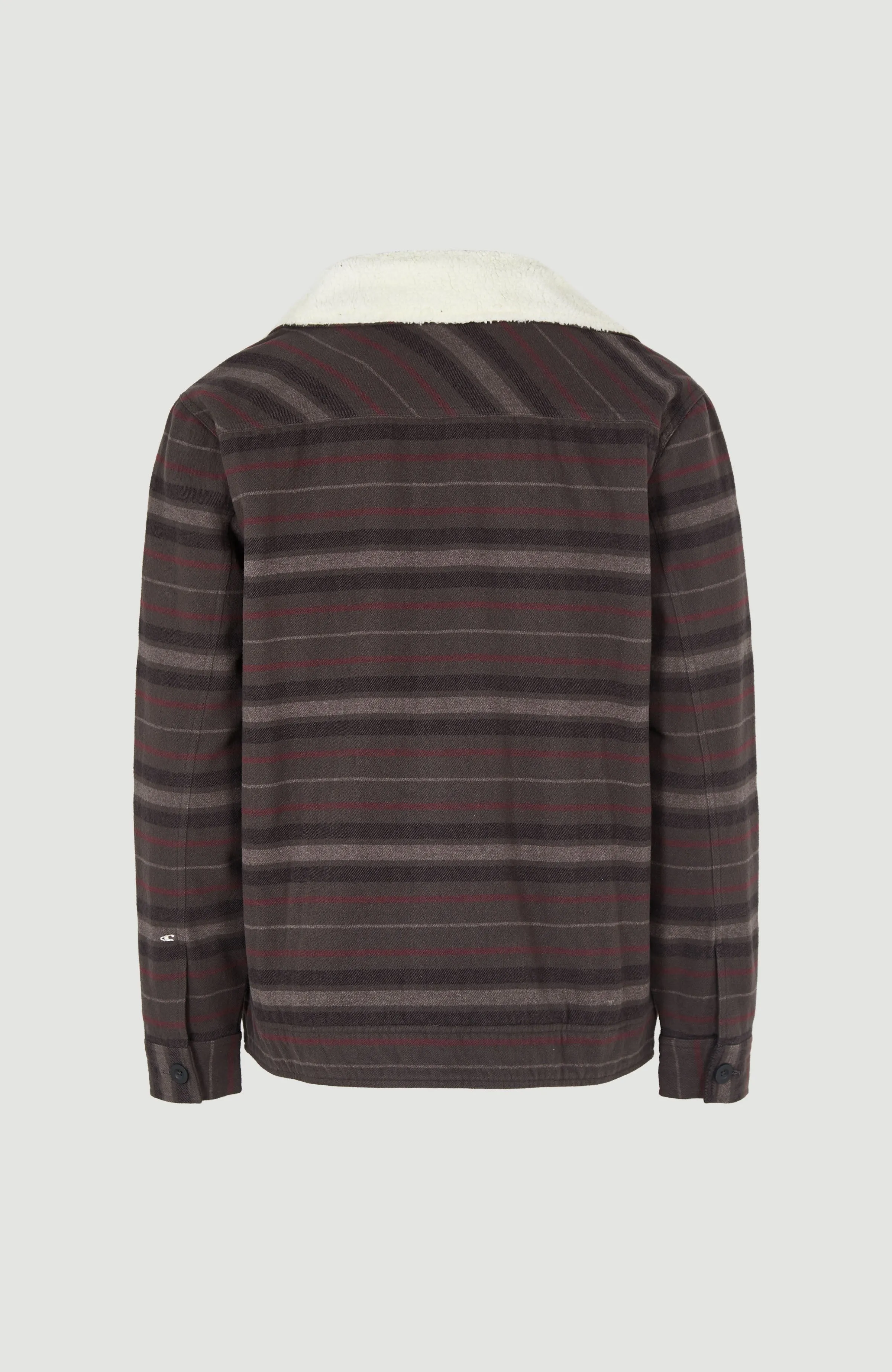 Jacke mit Fleecefutter | Grey Crossover Stripe