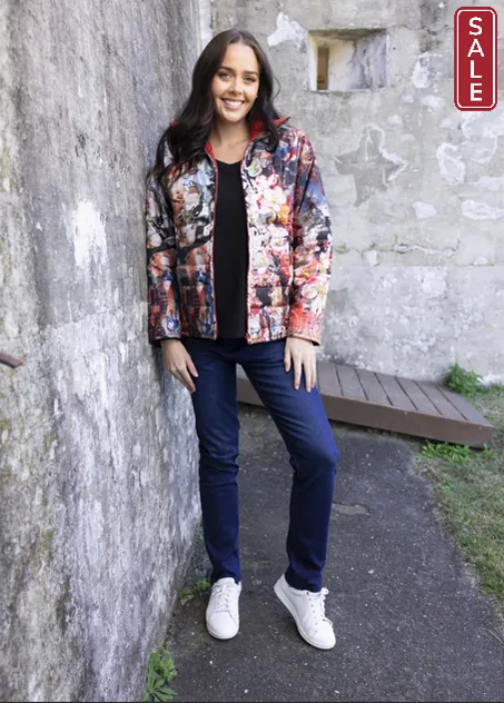 Japanese Garden Puffer Jacket