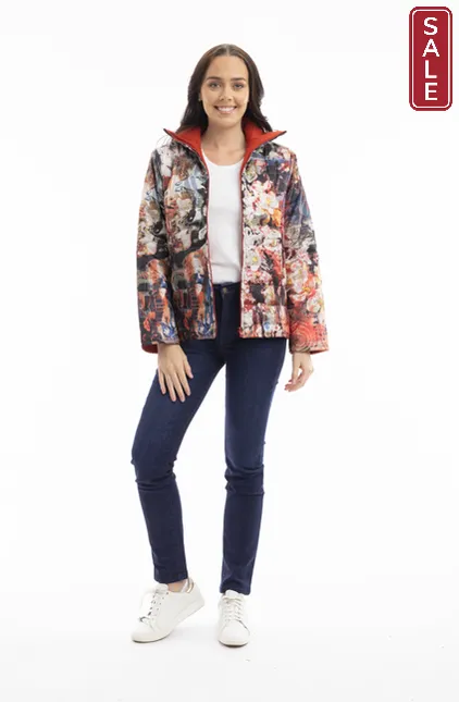 Japanese Garden Puffer Jacket