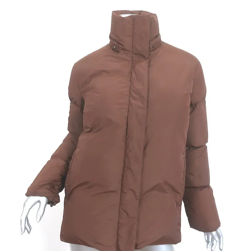 Jenni Kayne Down Puffer Jacket Brown Size Extra Extra Small