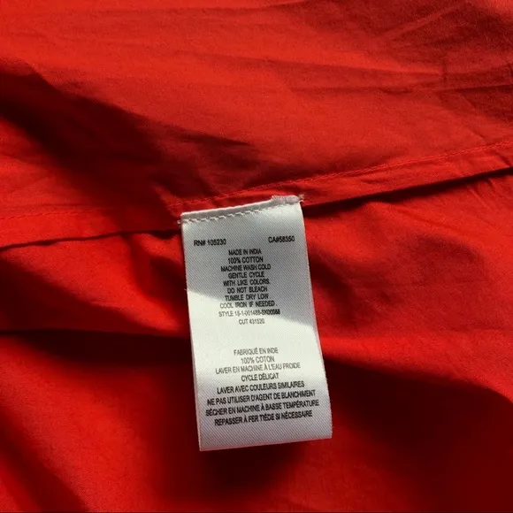 Joie Chesmu Ruffled Red Orange Skirt