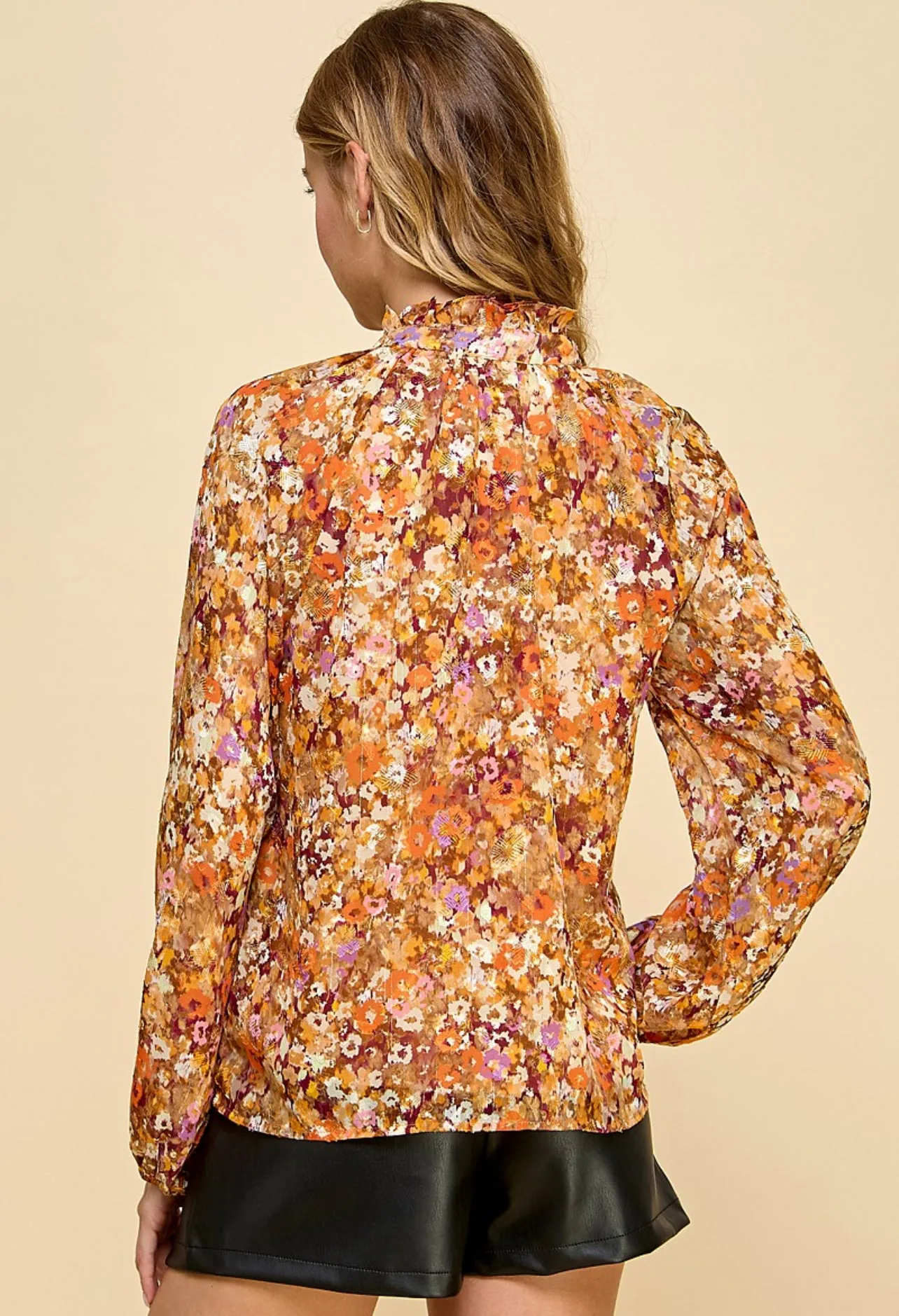 Kenna- Floral Long Sleeve Top