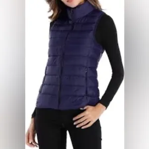 Lands End Down Puffer Vest Size Small (6-8)
