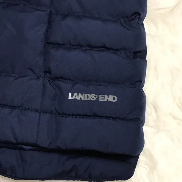 Lands End Down Puffer Vest Size Small (6-8)