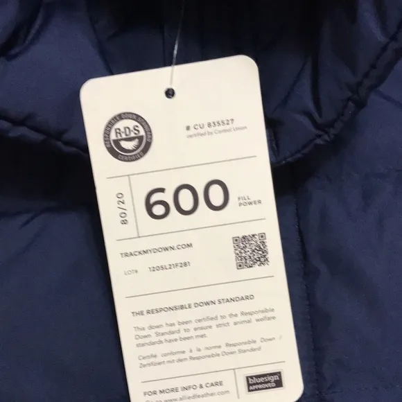 Lands End Down Puffer Vest Size Small (6-8)