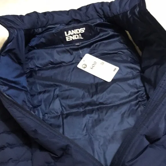 Lands End Down Puffer Vest Size Small (6-8)