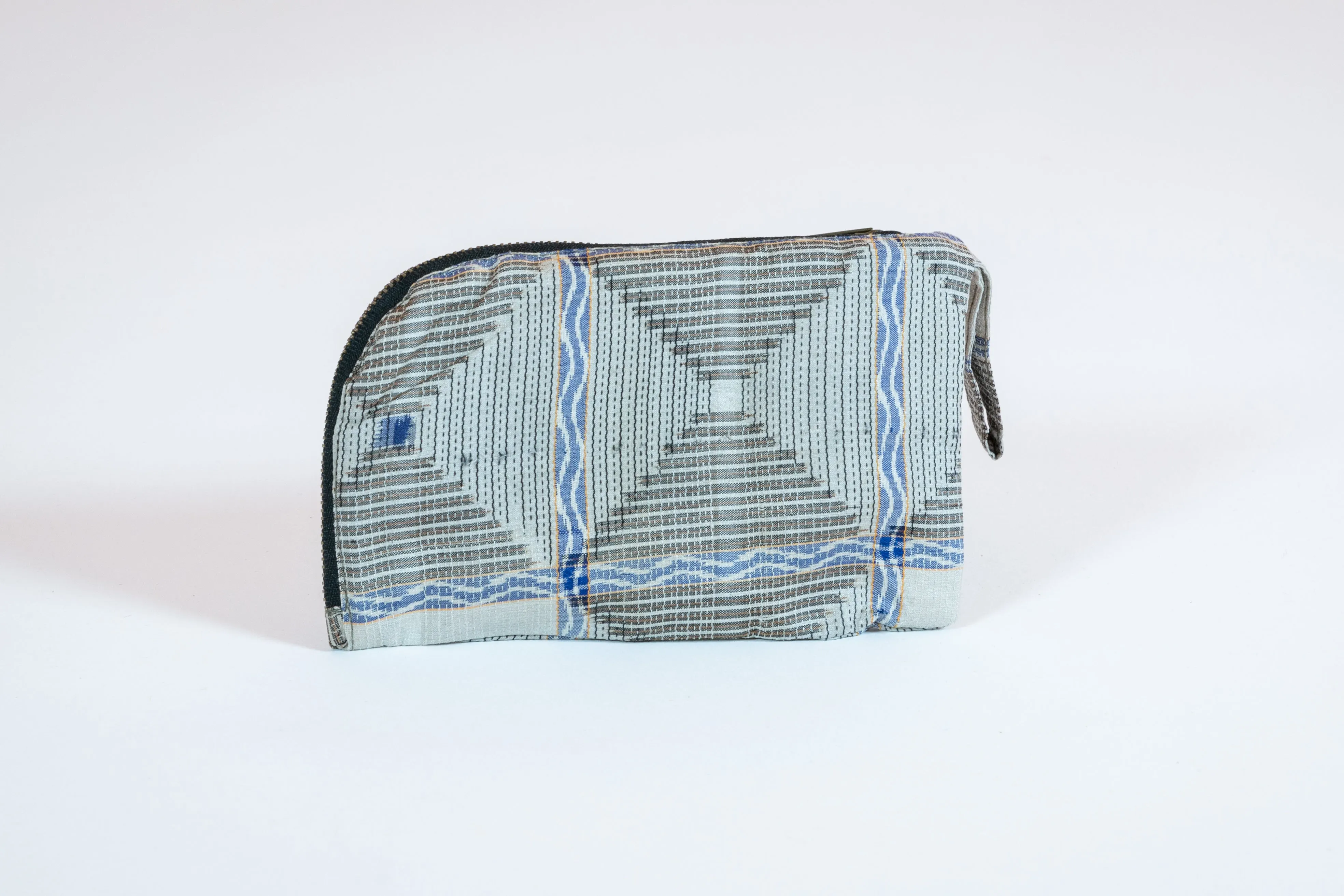 Large Coin Purse of Vintage Kimono Fabric