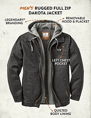 Legendary Whitetails Dakota Jacket, Tarmac