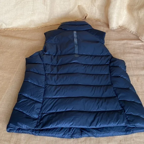 LLBEAN Boundless Black Down Puff Zipper Vest