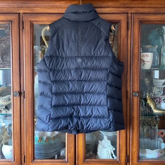 LLBEAN Boundless Black Down Puff Zipper Vest