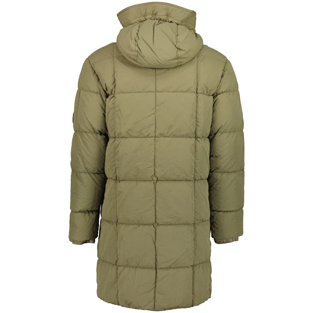 Long Flatt Nylon Down Lens Jacket