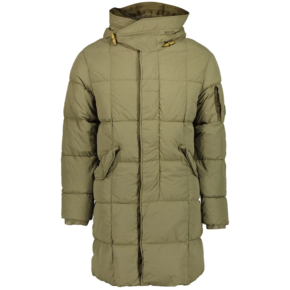 Long Flatt Nylon Down Lens Jacket