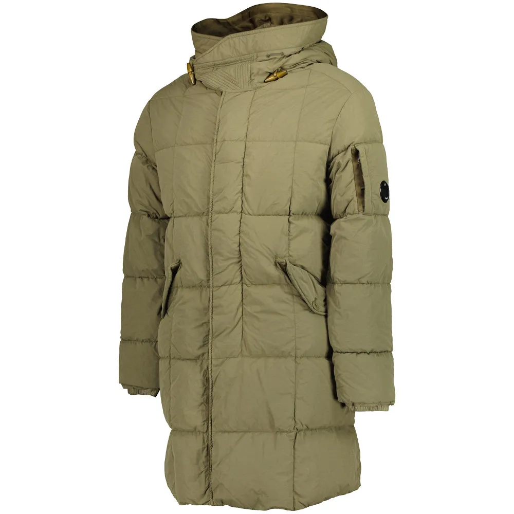 Long Flatt Nylon Down Lens Jacket