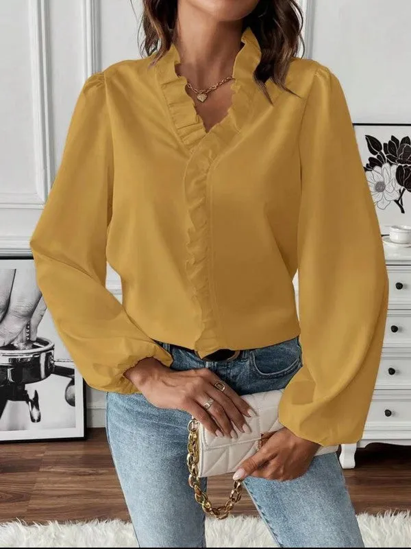 Long sleeve blouse