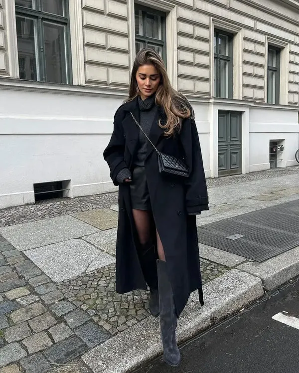 Long Wool Coat: Celeste – Classic Style