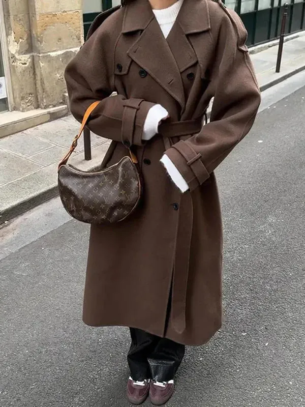 Long Wool Coat: Celeste – Classic Style