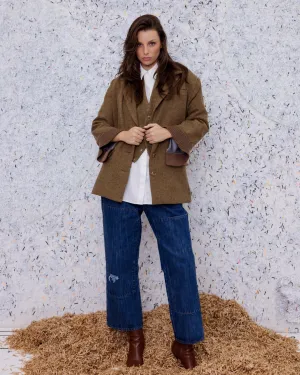 M.A Dainty - Bagsy Camel Tweed Blazer/Coat