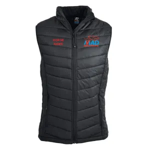 Mad About Racing - Puffer Vest Personalised