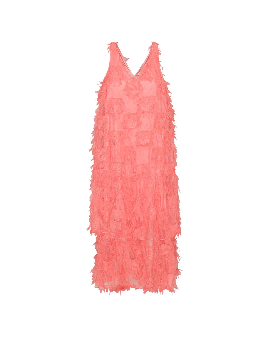 Magda Dress - Coral