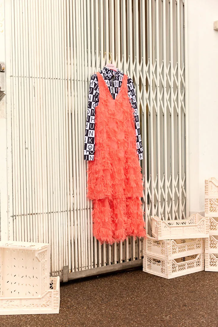 Magda Dress - Coral