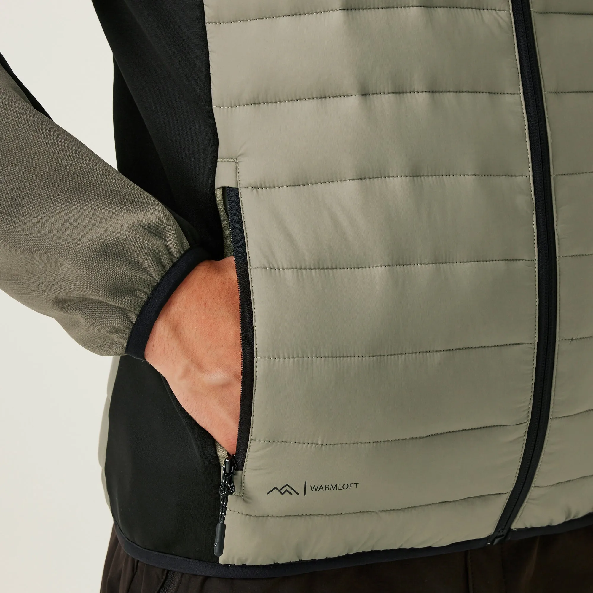 Men's Clumber IV Hybrid Jacket | Gold Sand Treetop Black