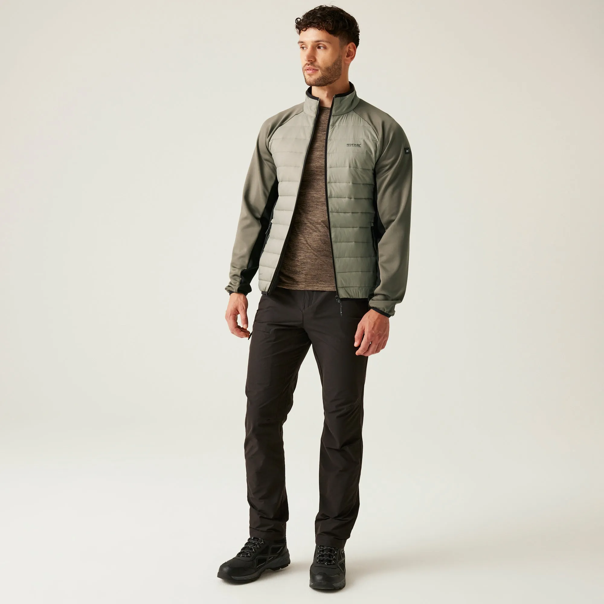 Men's Clumber IV Hybrid Jacket | Gold Sand Treetop Black
