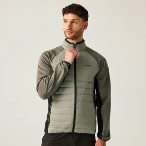 Men's Clumber IV Hybrid Jacket | Gold Sand Treetop Black