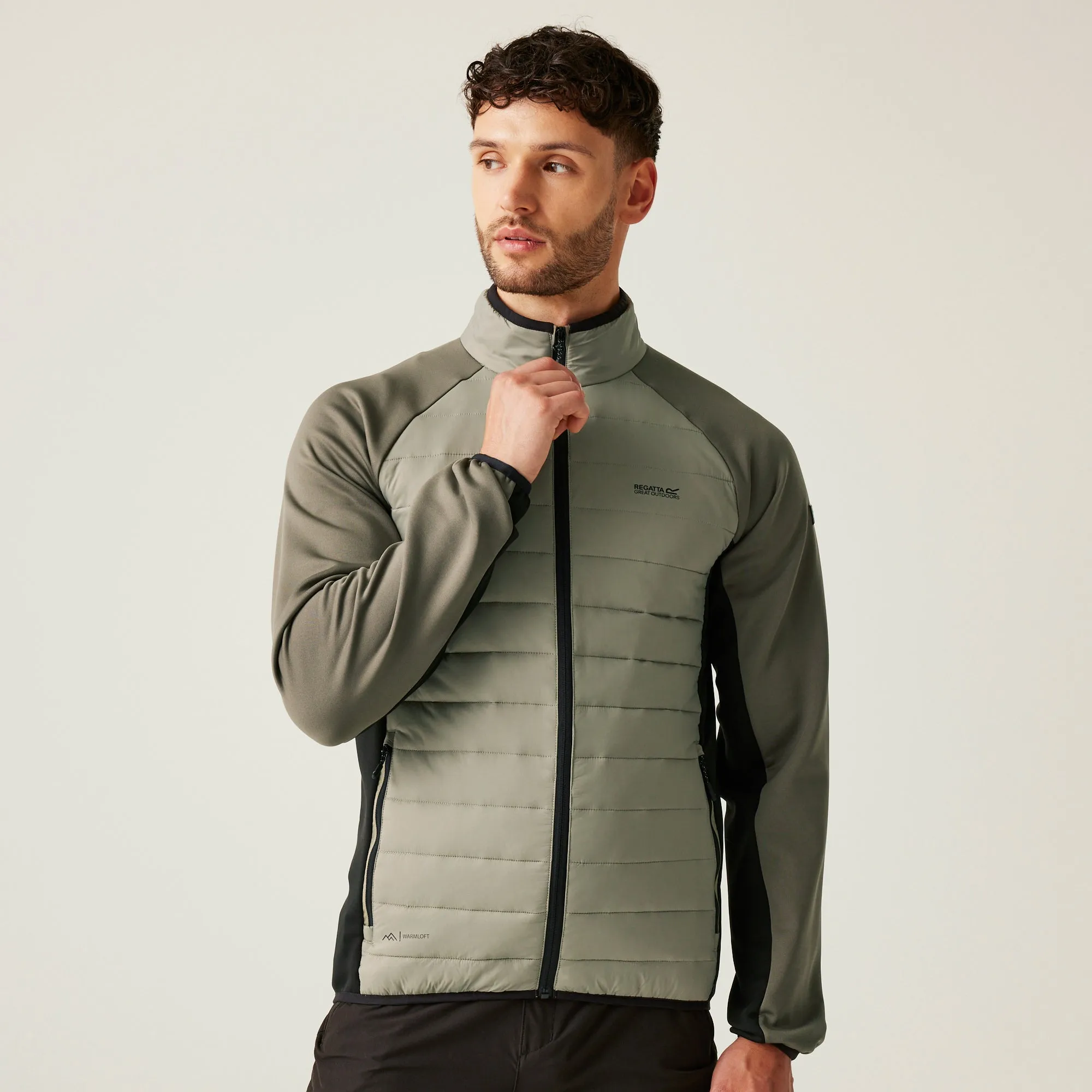 Men's Clumber IV Hybrid Jacket | Gold Sand Treetop Black