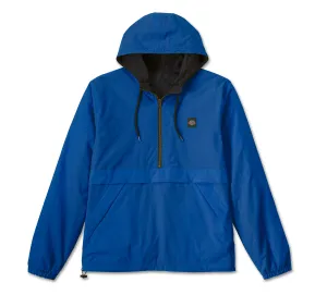Men's Dual Sport Reversible Anorak Jacket - Colorblocked - Harley Black