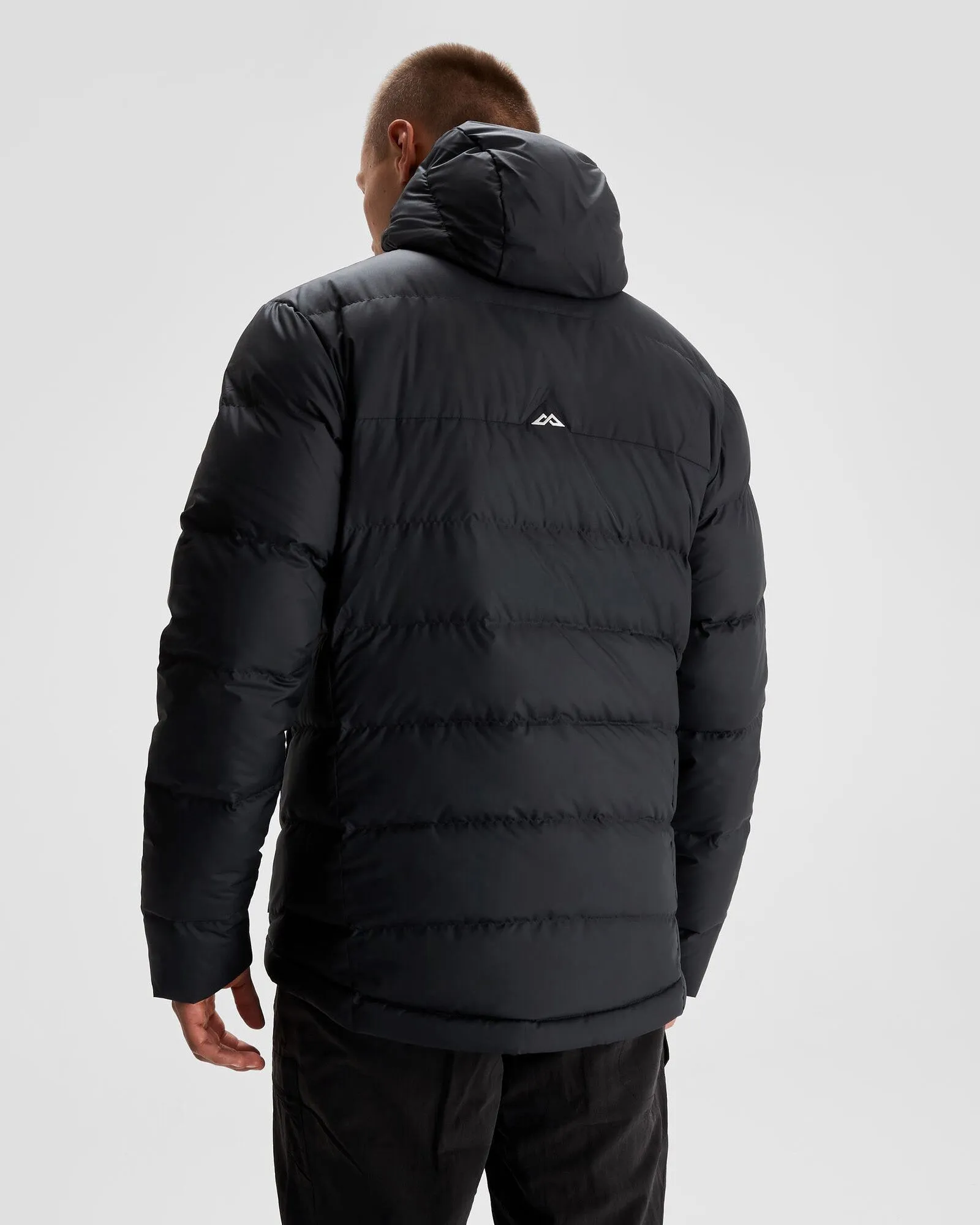 Men's Epiq Hooded Down Jacket - Black/Black