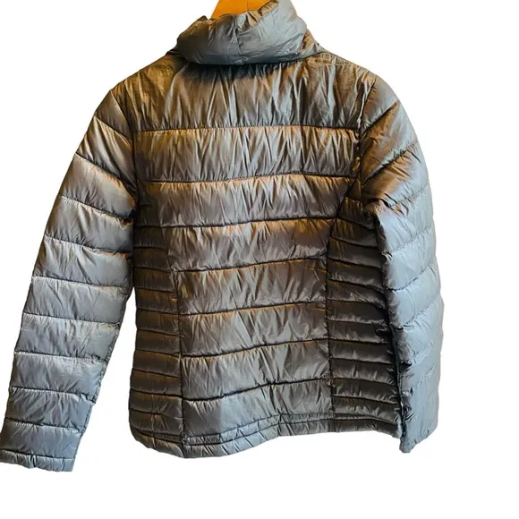 MICHAEL Kors Asymmetrical Zip Packable Puffer Down Silver