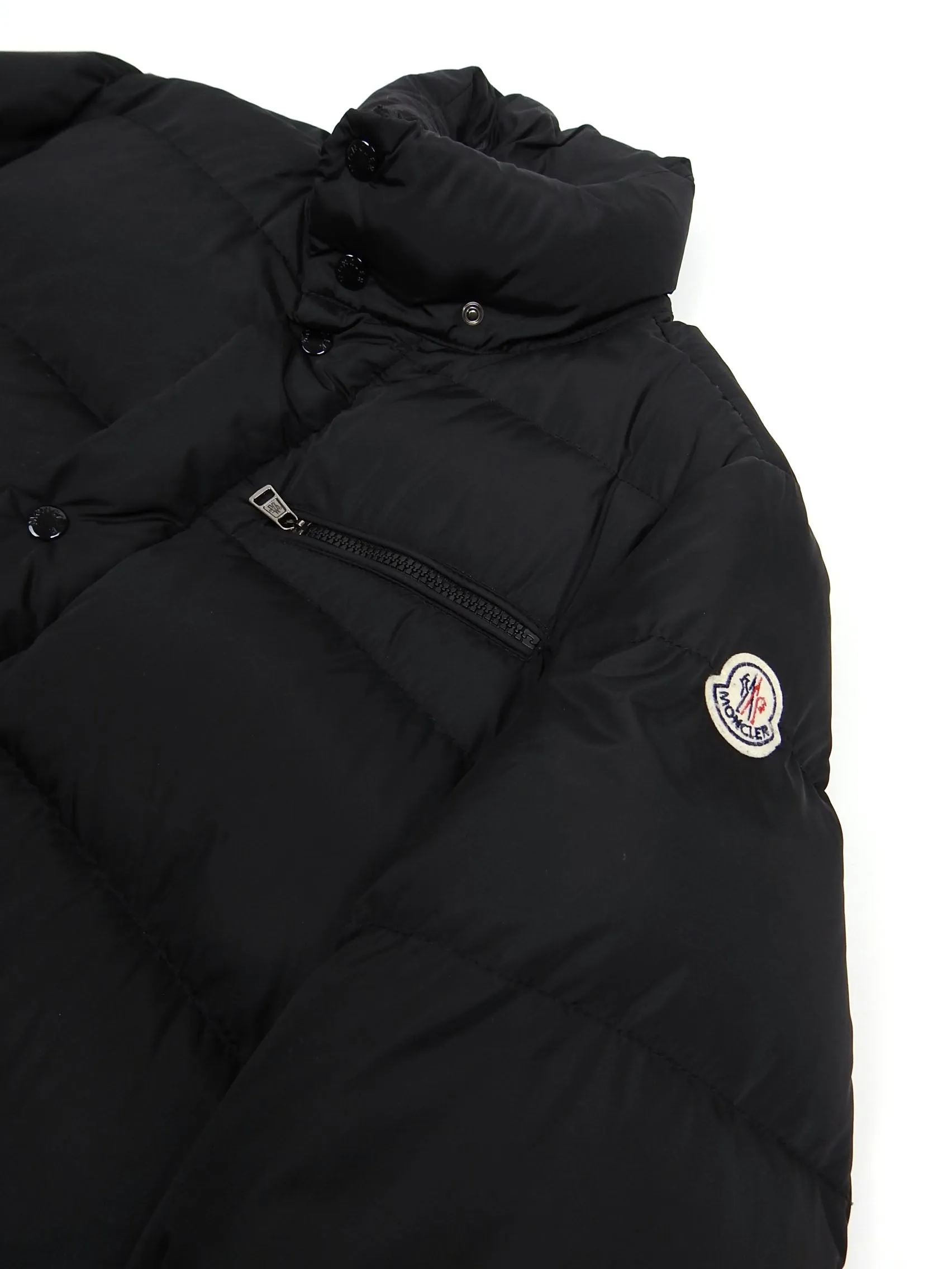 Moncler Black Thiou Giubbotto Puffer Jacket Size 3