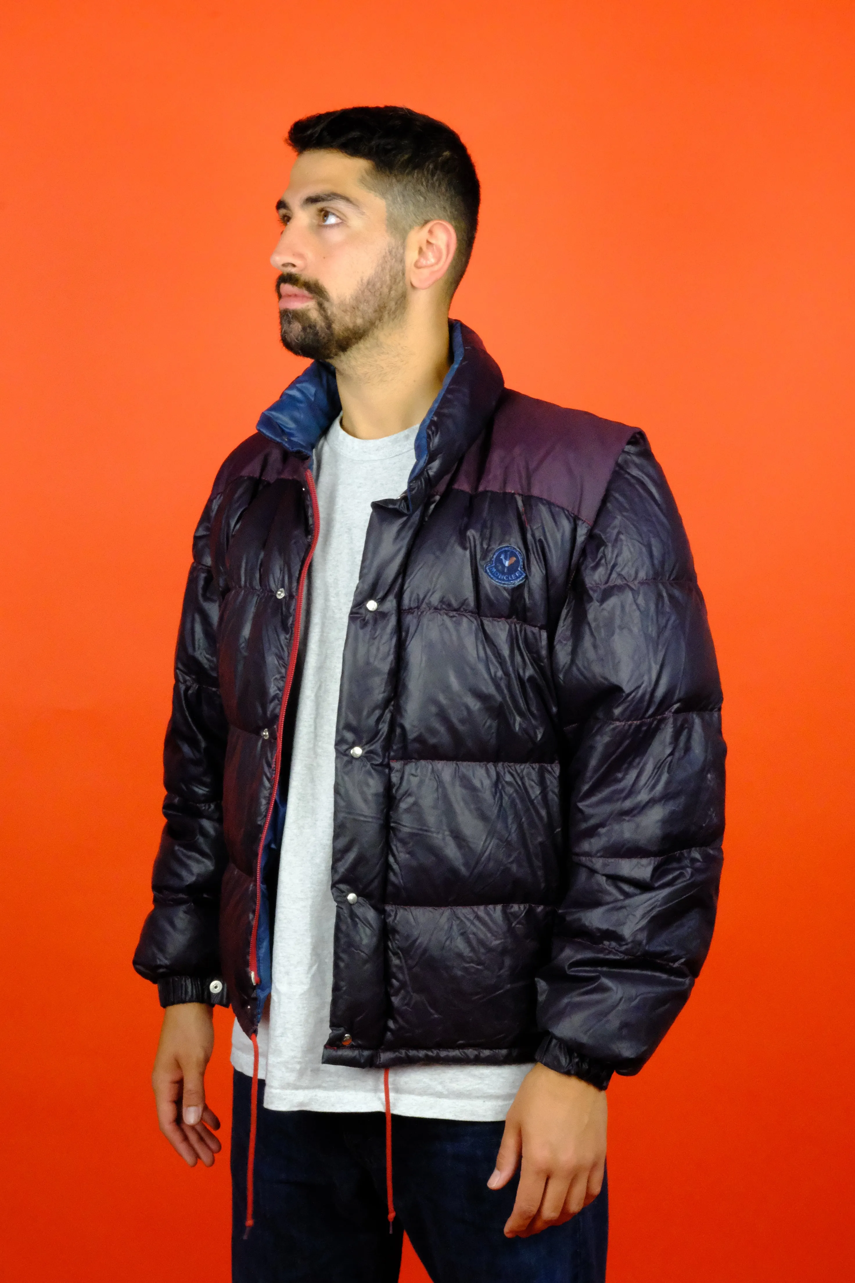Moncler Down Jacket With Removable Sleeves