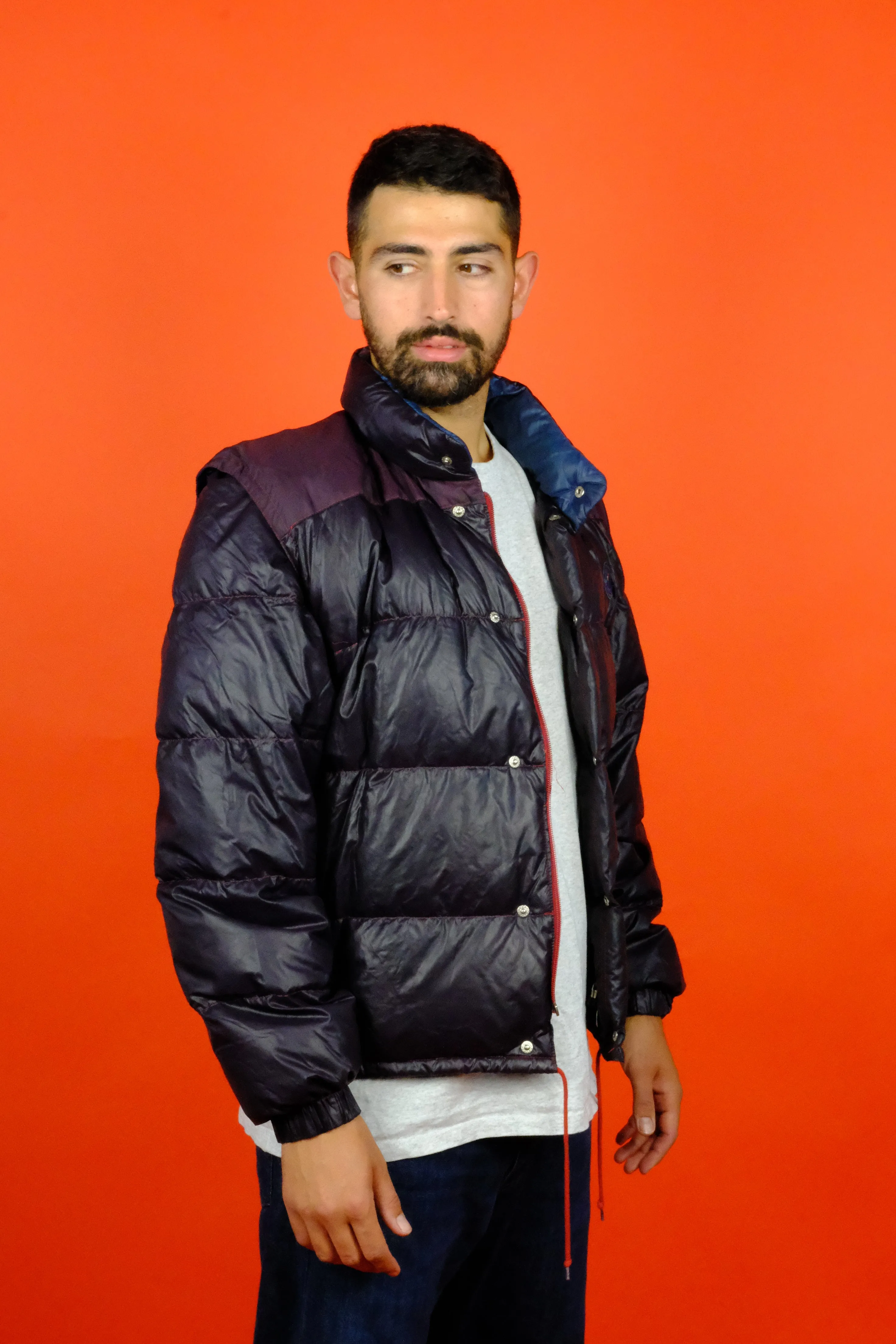 Moncler Down Jacket With Removable Sleeves