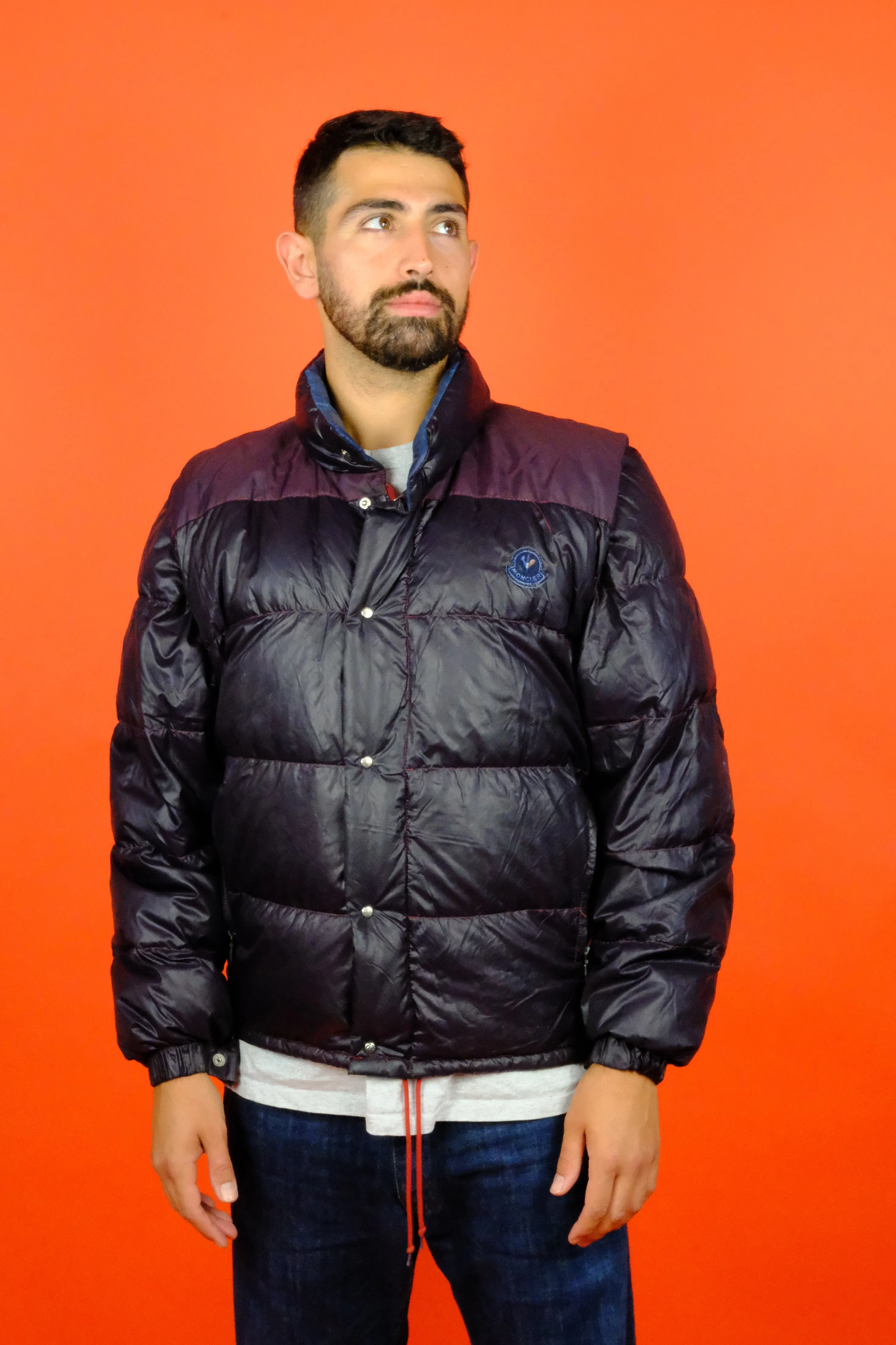 Moncler Down Jacket With Removable Sleeves