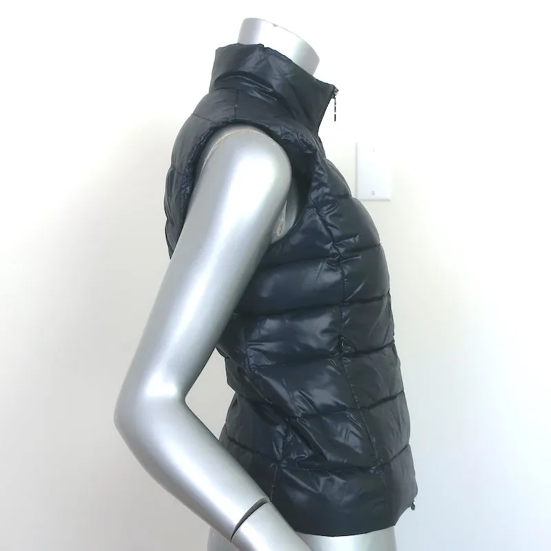 Moncler Ghany Down Puffer Vest Navy Size 00