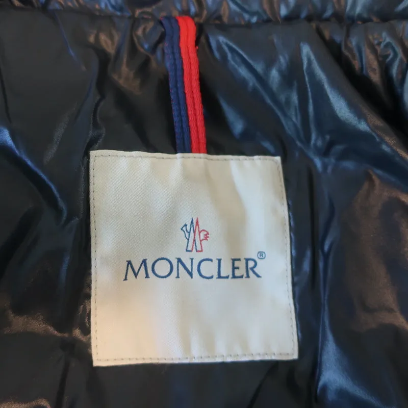 Moncler Ghany Down Puffer Vest Navy Size 00