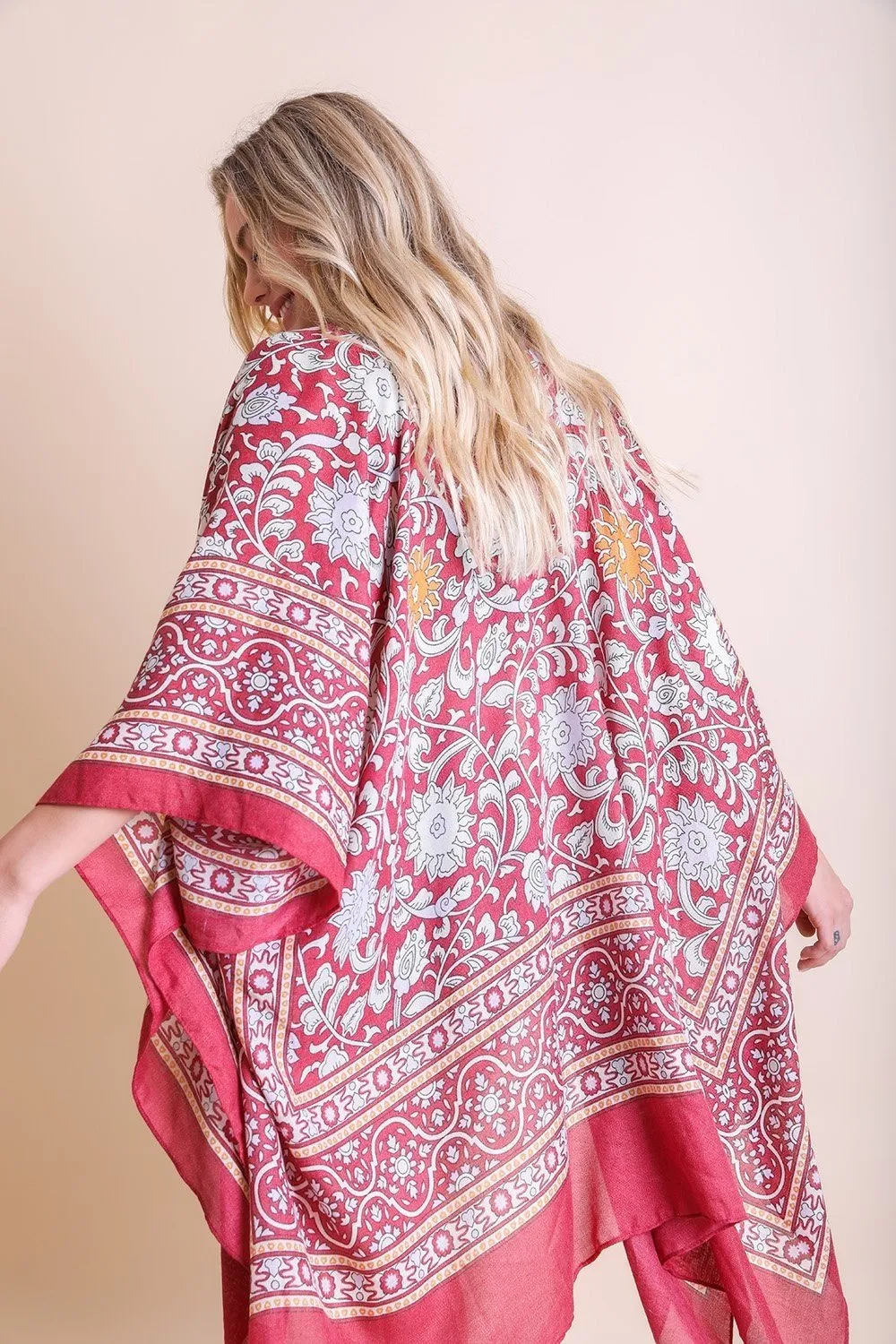 Moroccan Touch Tapestry Kimono - 4 colors