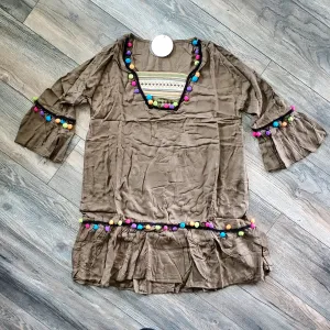Multi Color Pom Pom Dress