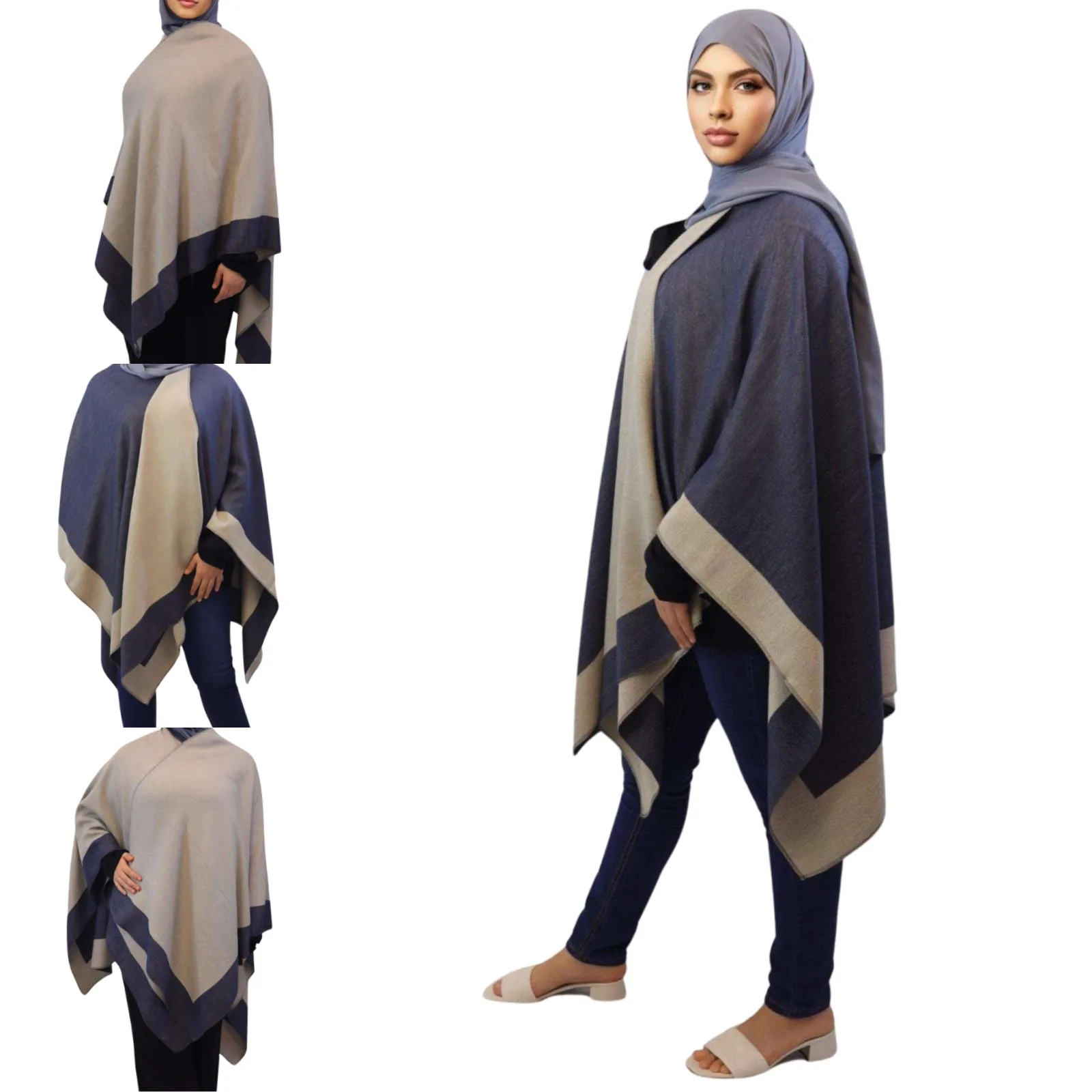 Muriha Reversible Ponchos