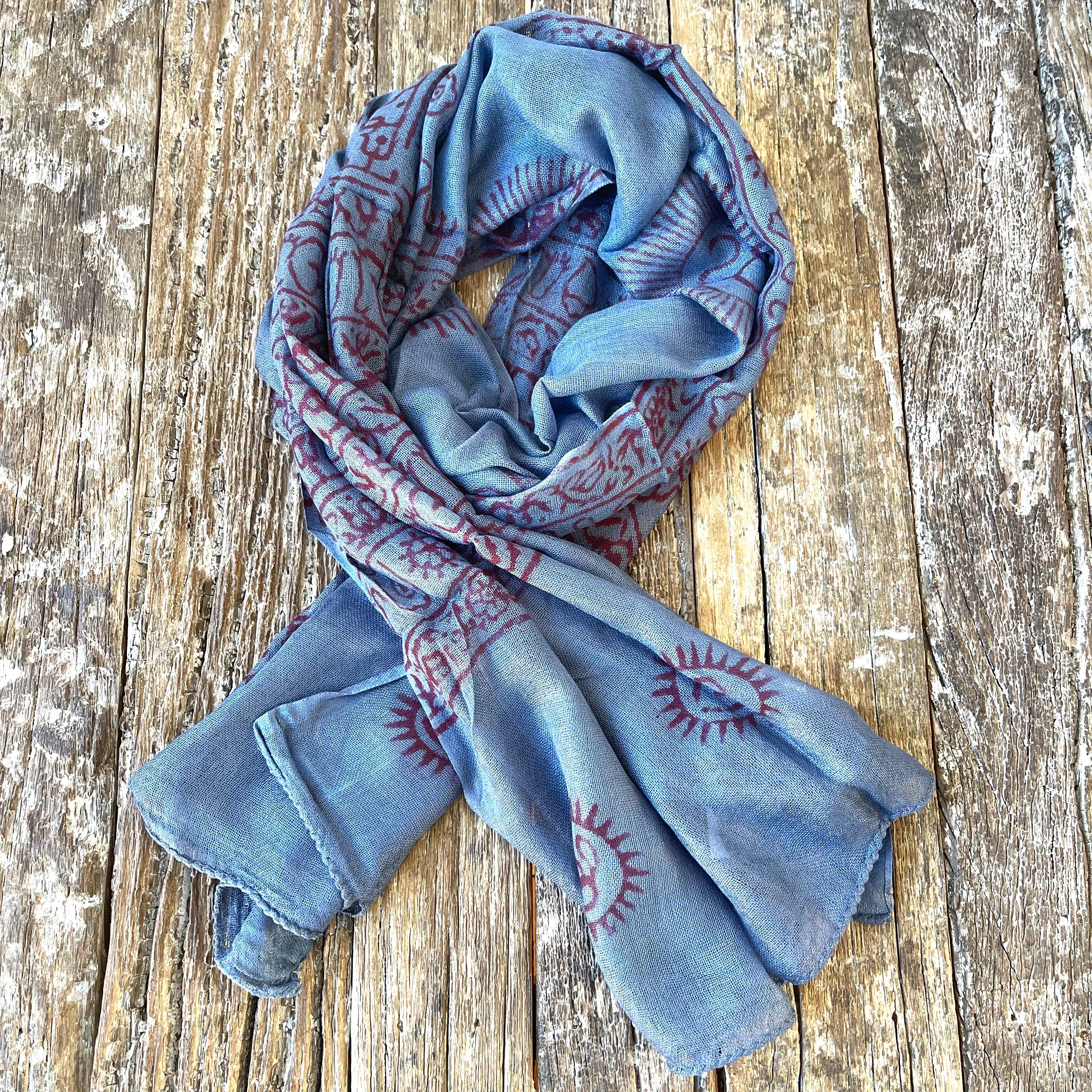 NAT VISCOSE SCARF/SARONG 100X195cm