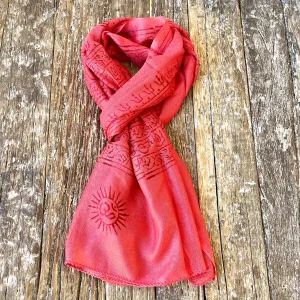 NAT VISCOSE SCARF/SARONG 100X195cm