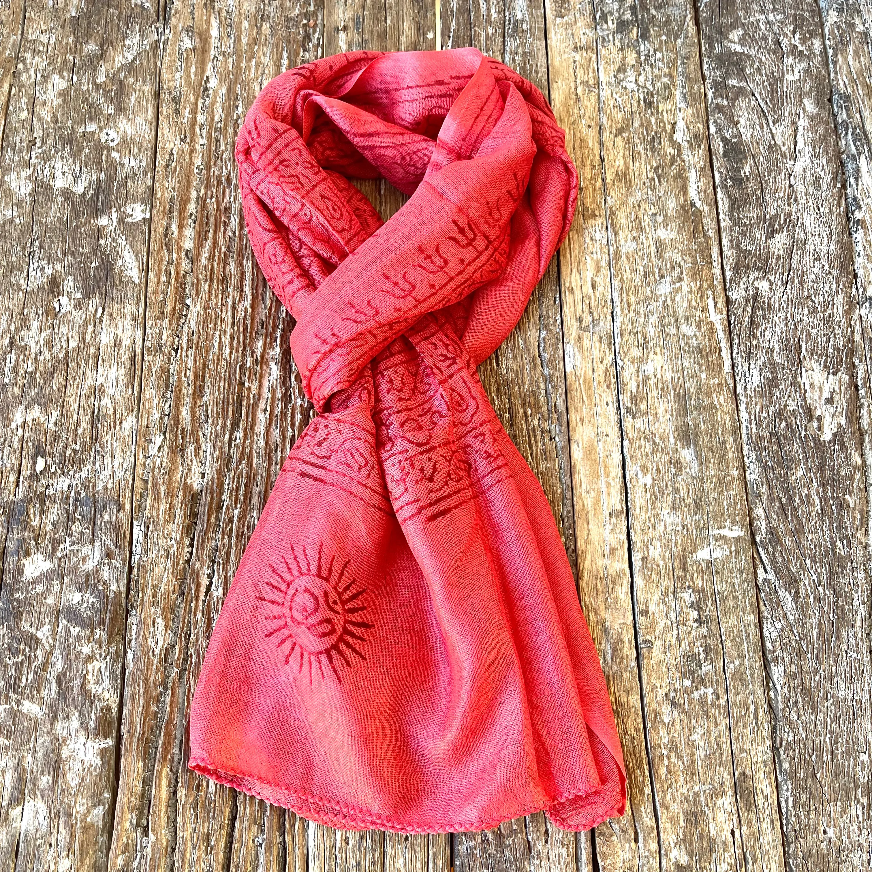 NAT VISCOSE SCARF/SARONG 100X195cm